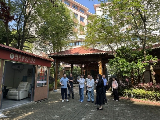 包头市九原区政协考察团莅临福州市国德老年康养中心参观考察