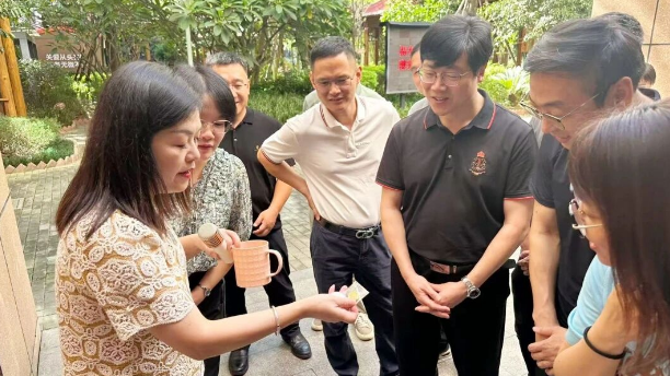 省直机关党校学员调研组一行莅临福州市国德老年康养中心参观调研
