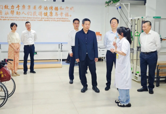 浙江省民政厅调研组一行莅临福州市国德老年康养中心参观调研