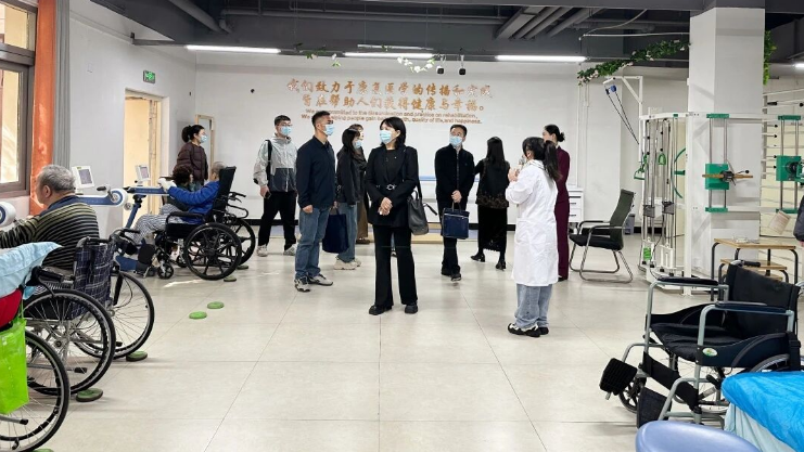 内蒙古兴安盟医保局考察团莅临福州市国德老年康养中心参观考察