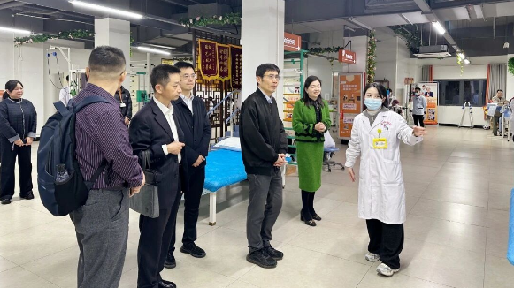 交通银行领导一行莅临福州市国德老年康养中心参观调研