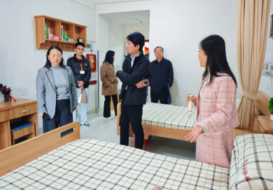 河南省民政厅考察团莅临福州市国德老年康养中心参观考察