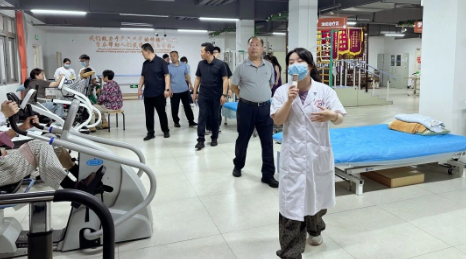 山东省潍坊市坊子区考察团莅临福州市国德老年康养中心参观考察